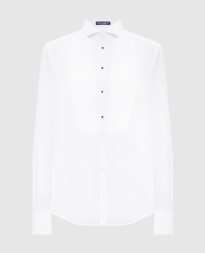Dolce&Gabbana A white shirt with a cuff F5S88TGDCPJ