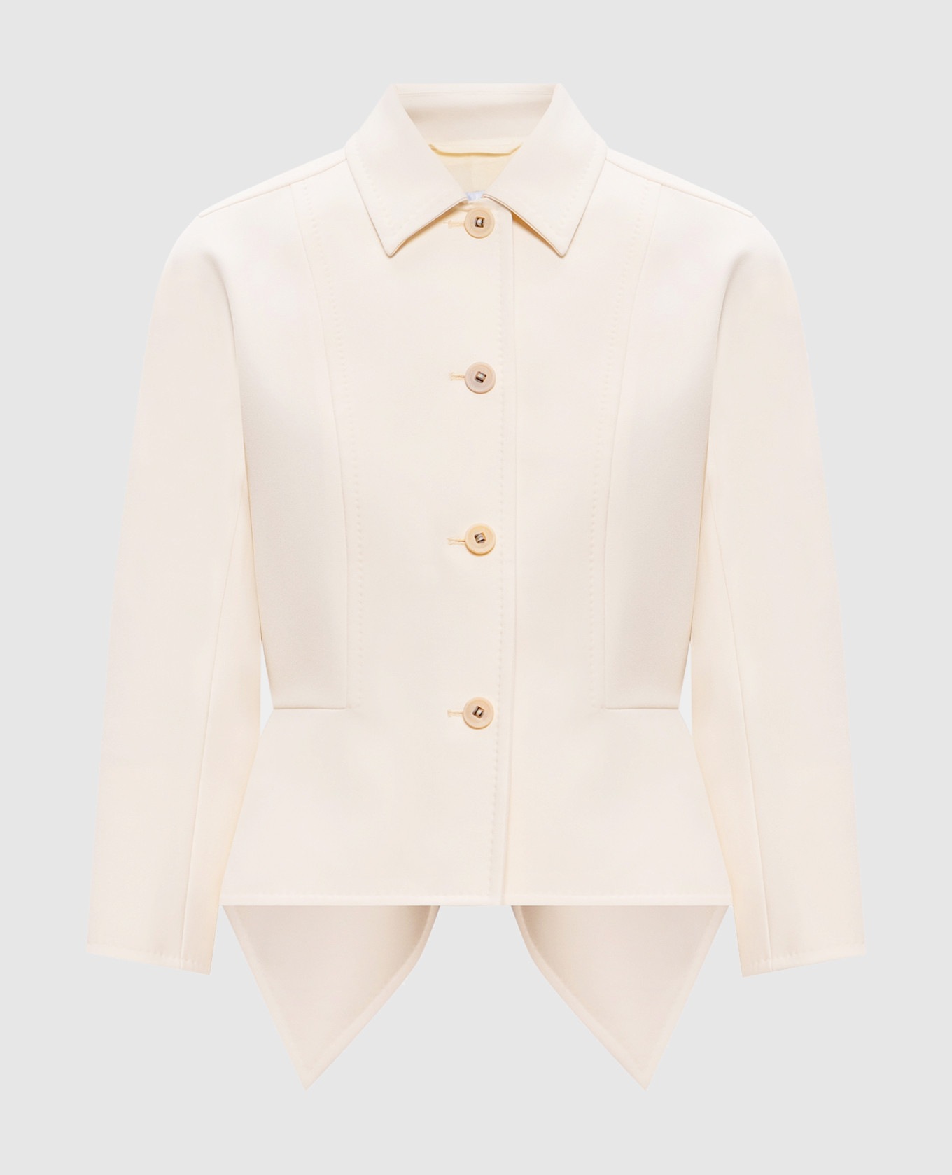 

White jacket LORETTA with peplum Max Mara