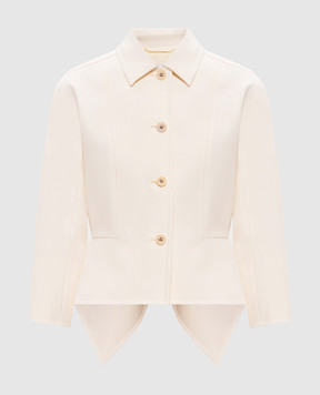 Max Mara White jacket LORETTA with peplum LORETTA