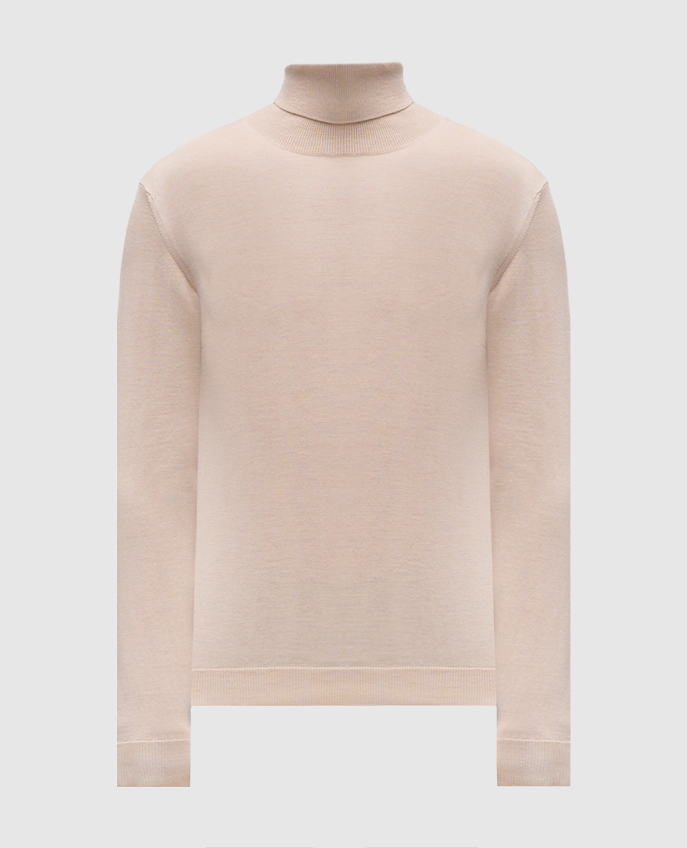 Beige wool golf Daniele Fiesoli
