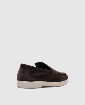 MooRER SAVILLE brown suede loafers SAVILLEP5