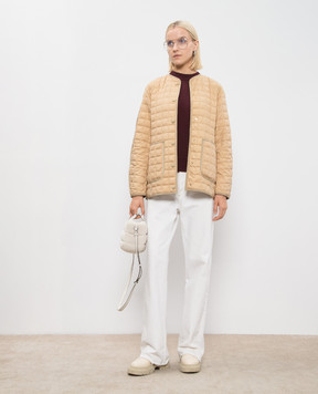 Moncler Alleuze beige down quilted jacket J20931A00047596K7