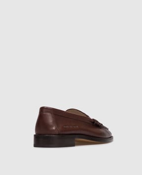 Common Project Brown leather loafers 2521