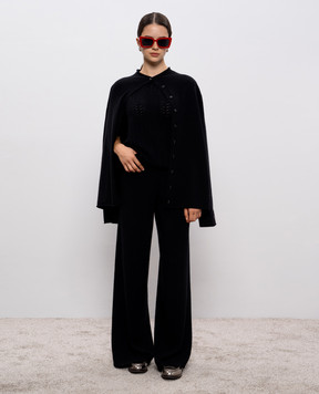 LISA YANG Catrine black cashmere cardigan 2025340