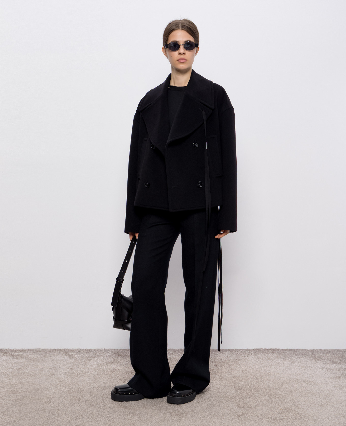 

Black Nemi cashmere and silk jumper Ann Demeulemeester