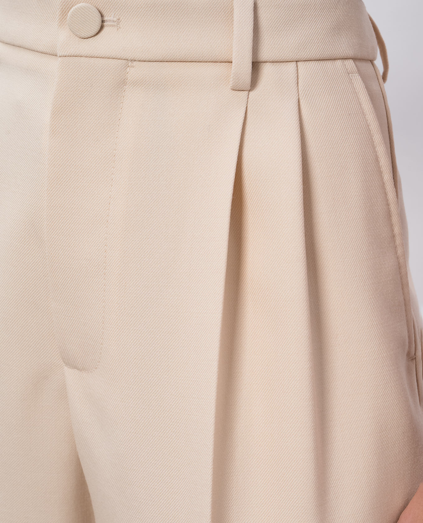 Beige wool bermuda shorts with lapels Valentino 5