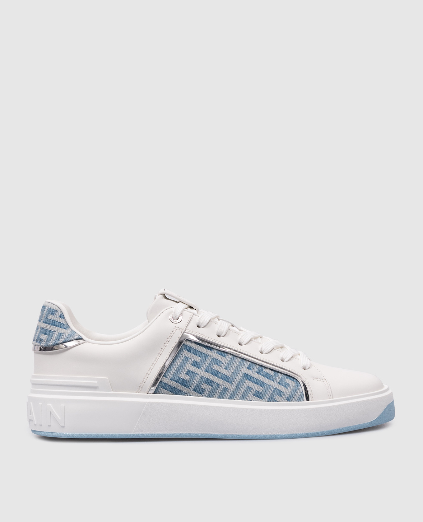 

White logo B-Court combo sneakers Balmain