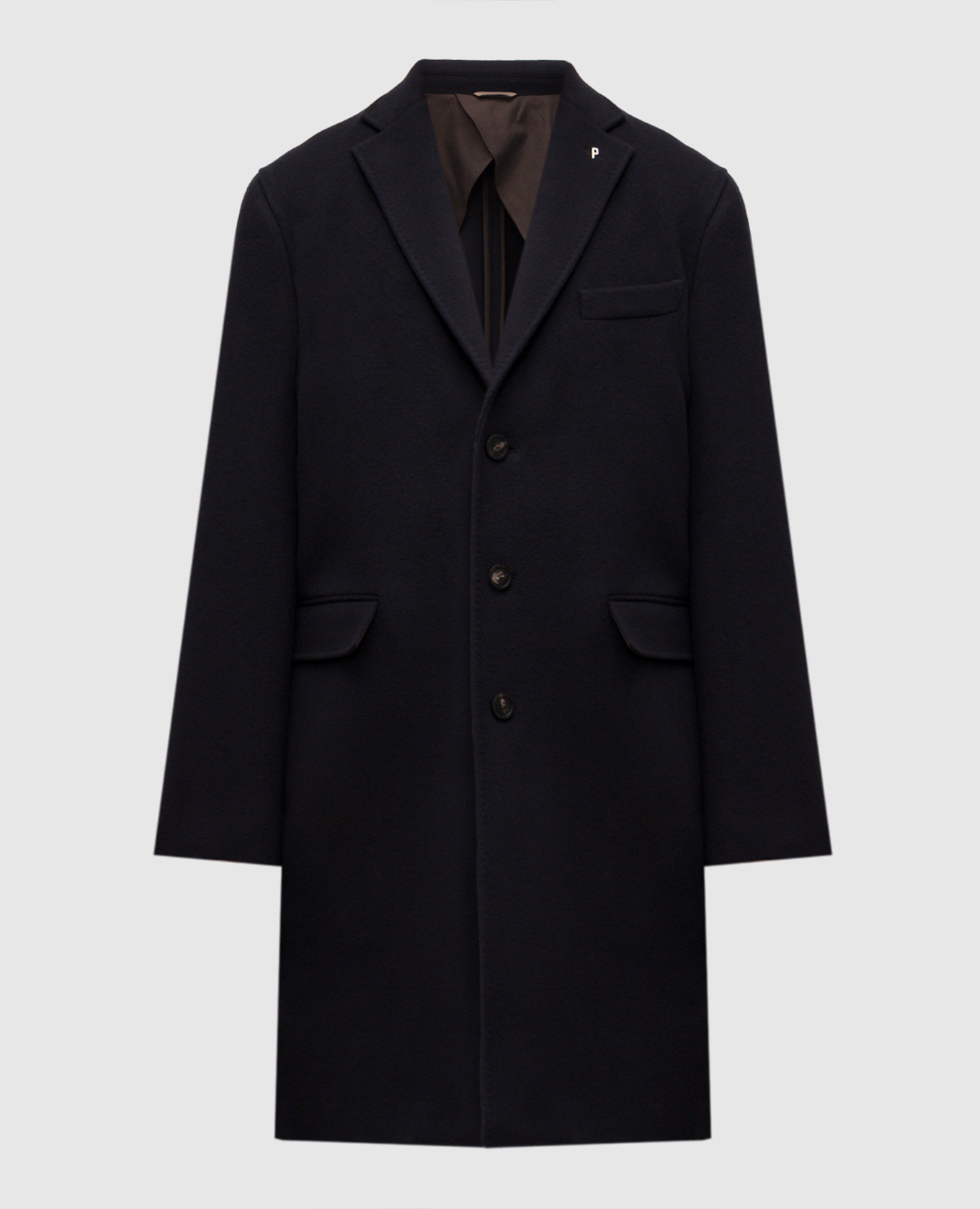 

Blue wool and cashmere coat Peserico