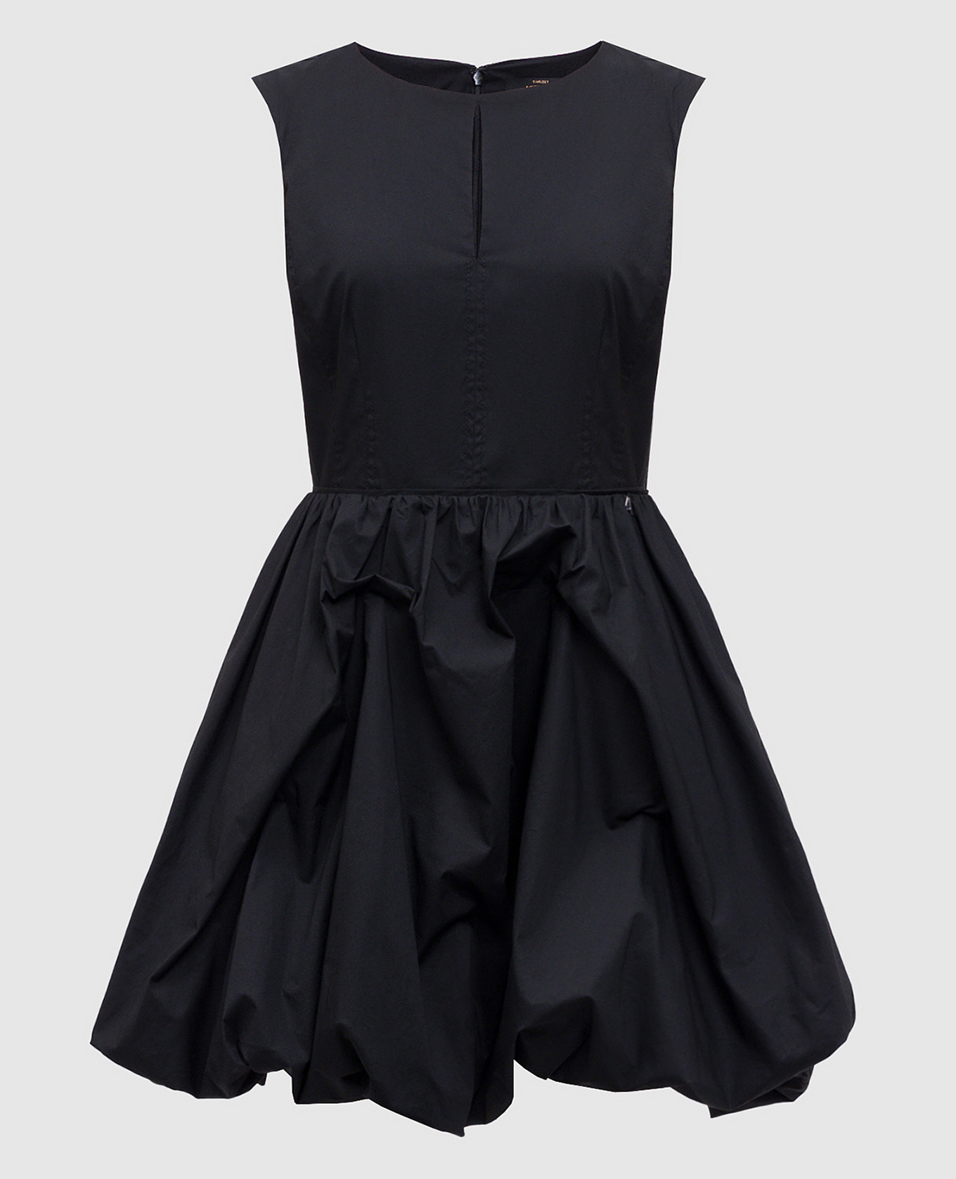 

Black mini dress with logo Twinset Actitude