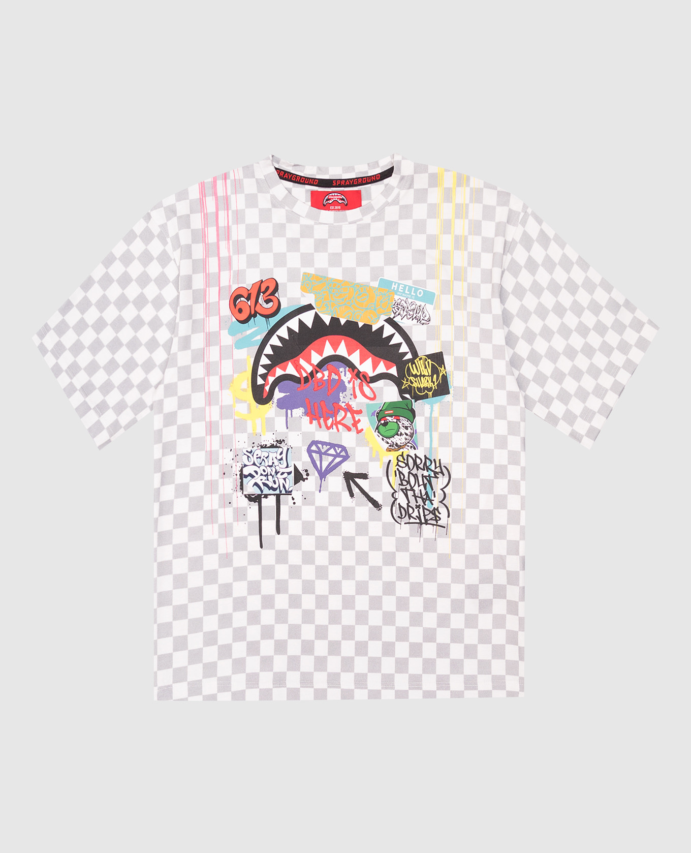 

Shark In The Rizz Kids Gray T-Shirt Sprayground, Grey
