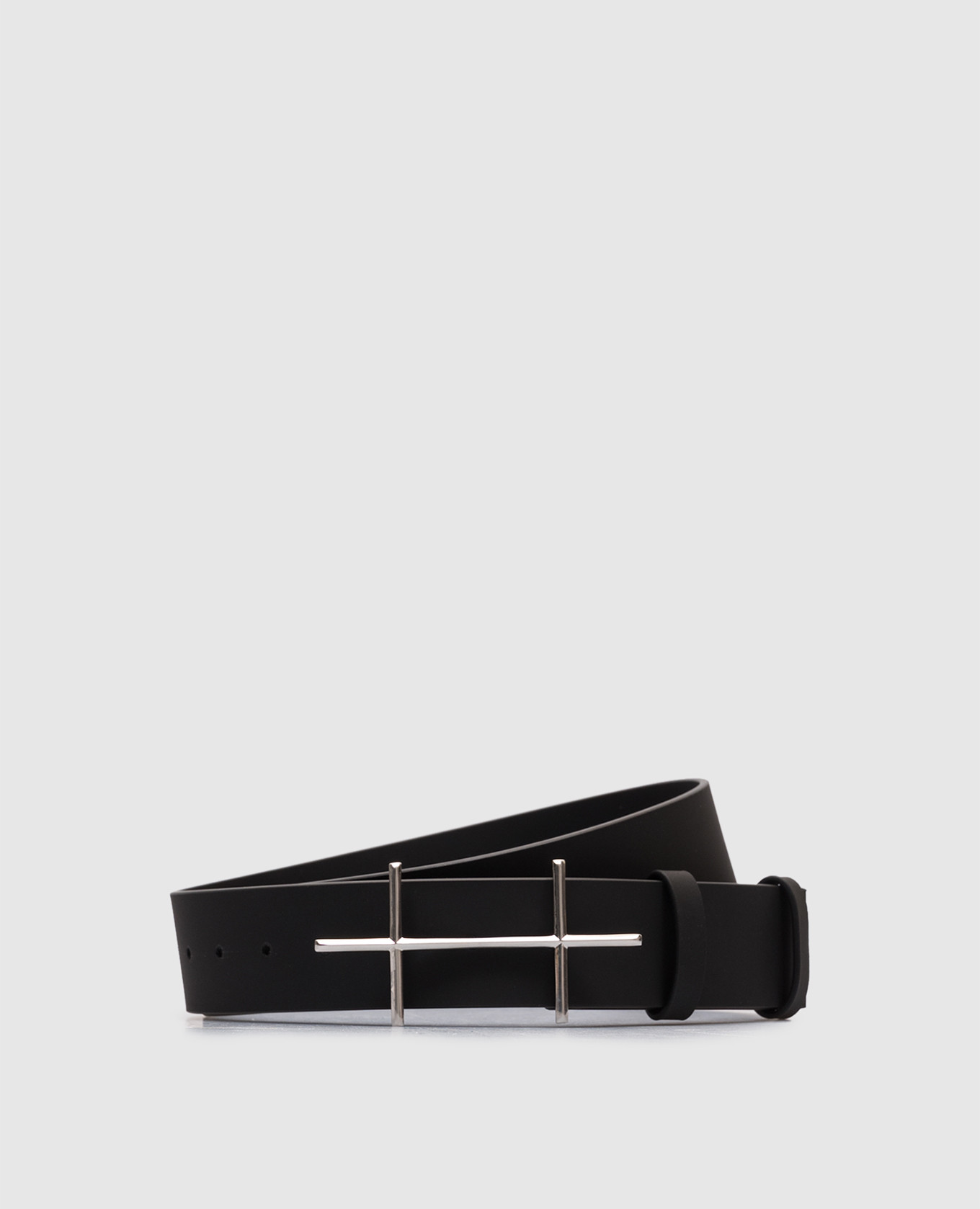 

Black Genotype belt with logo emblem Heliot Emil