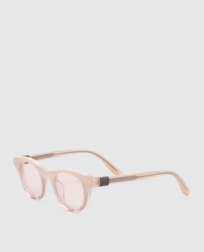 Brunello Cucinelli Beige Pigalle sunglasses MOCGEMMS04