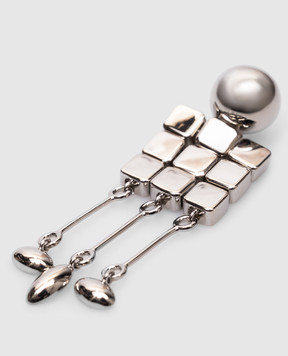 Max Mara Silver earrings TILEEARRINGS
