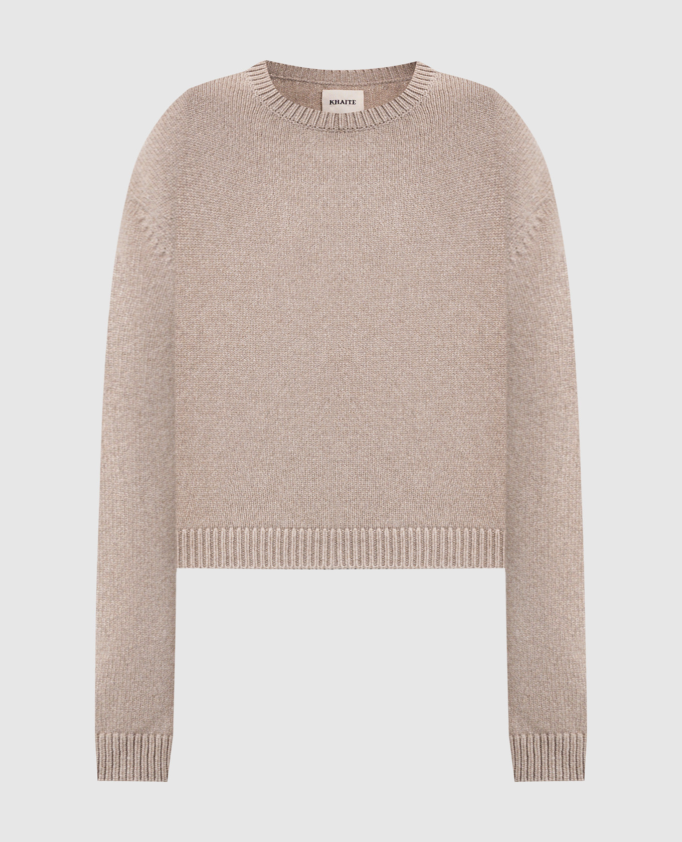Milo beige cashmere sweater Khaite