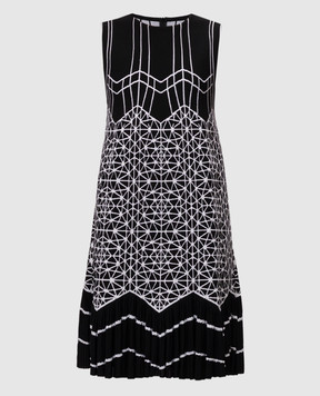 Alaia Black dress with a contrasting pattern 6H9RG77CM273