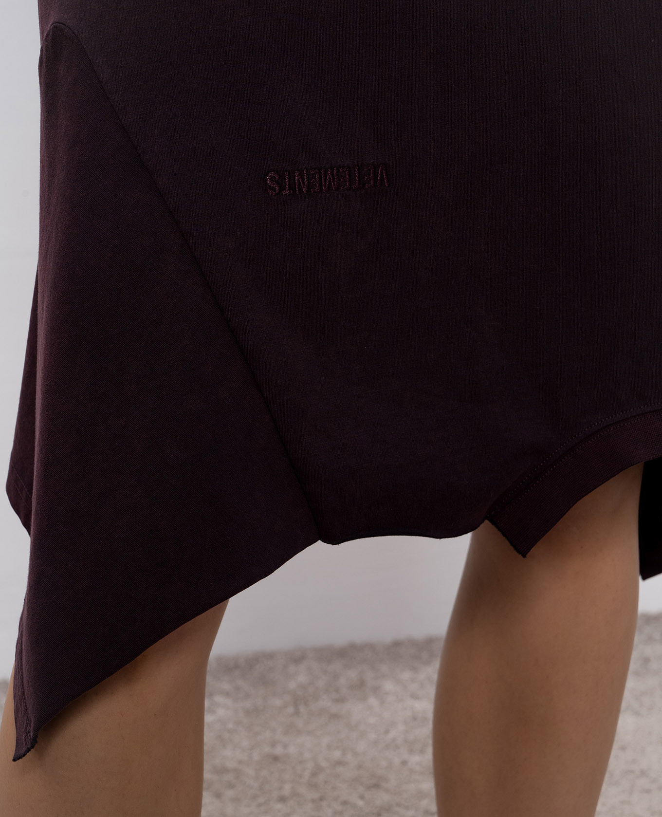Purple midi skirt with Vetements 5