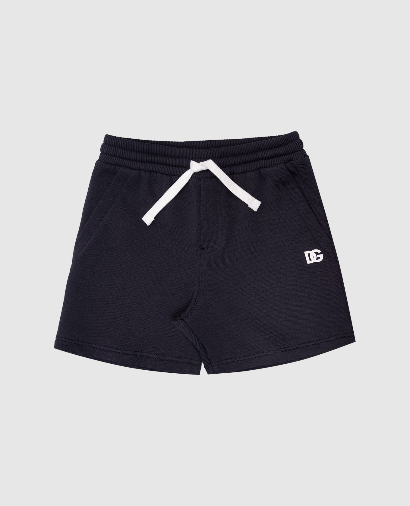

Children's blue shorts with monogram logo Dolce&Gabbana