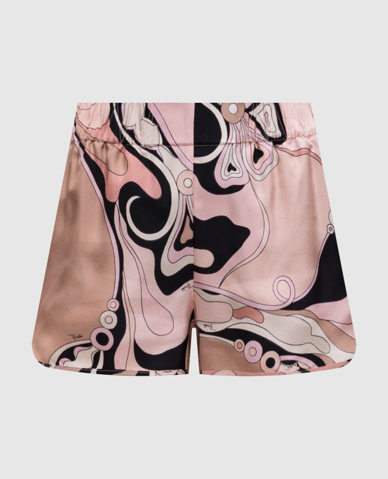 

Pink floral silk shorts PUCCI