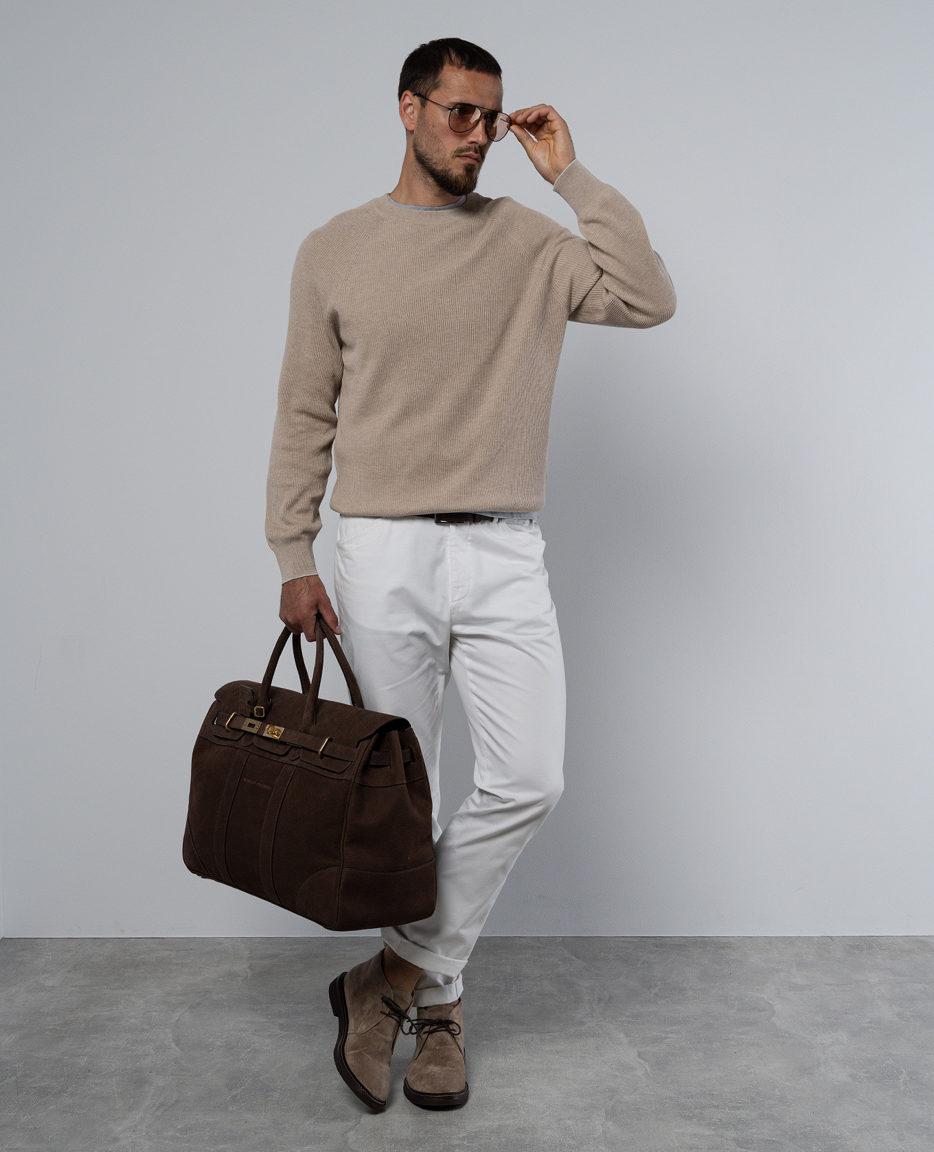 

Gray t-shirt with a print Brunello Cucinelli, Grey