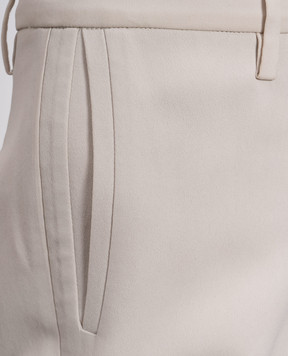 Brunello Cucinelli Beige silk pants M0F73P1702