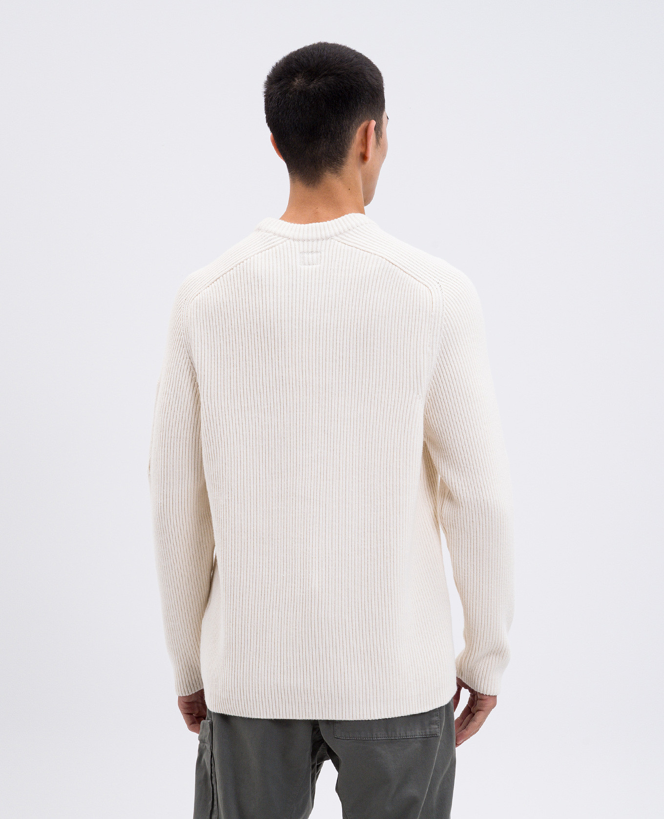 

Beige sweater with logo C.P. Company