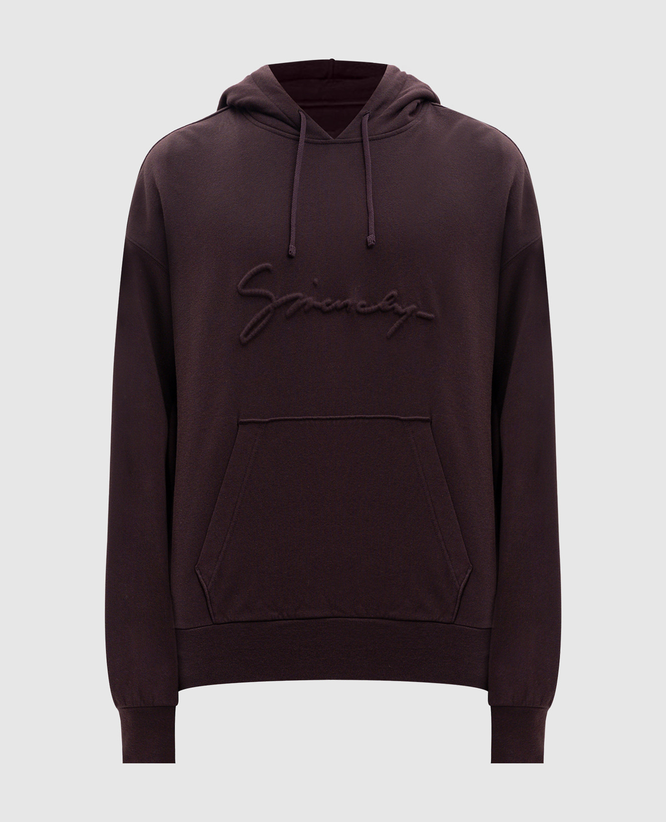 

Brown hoodie with textured inscription Givenchy Givenchy