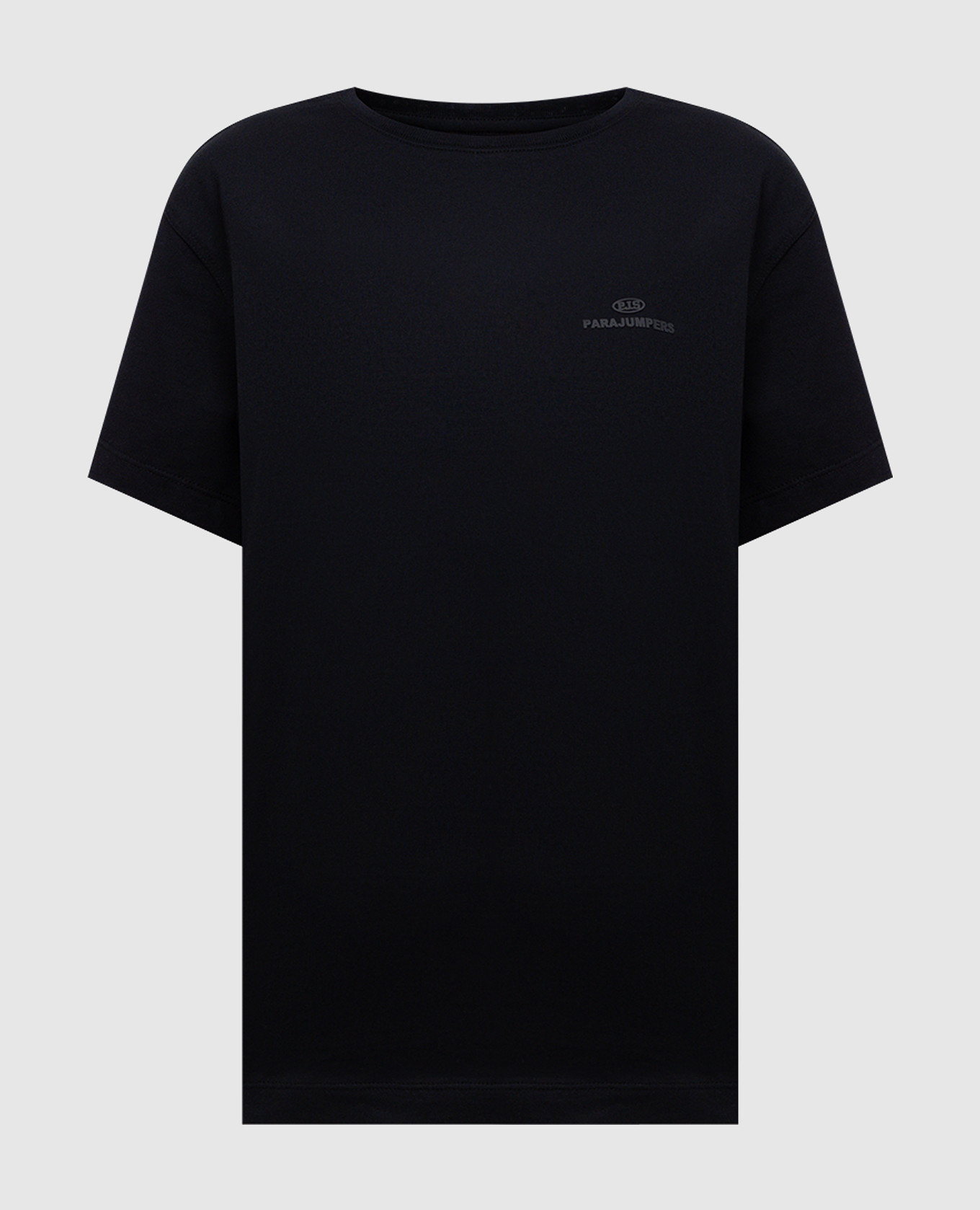 

Black T-shirt with logo Parajumpers