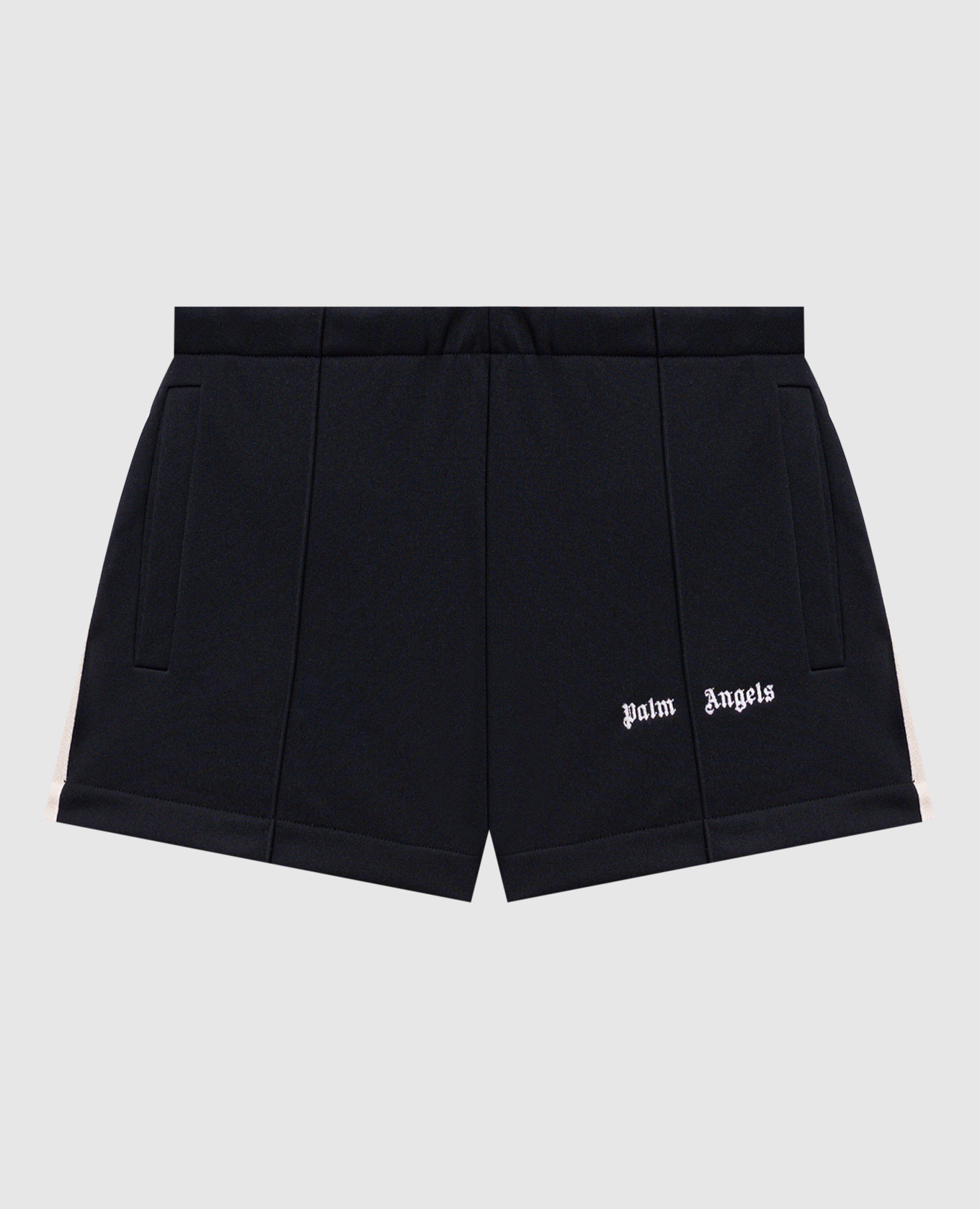 Black shorts with logo Palm Angels