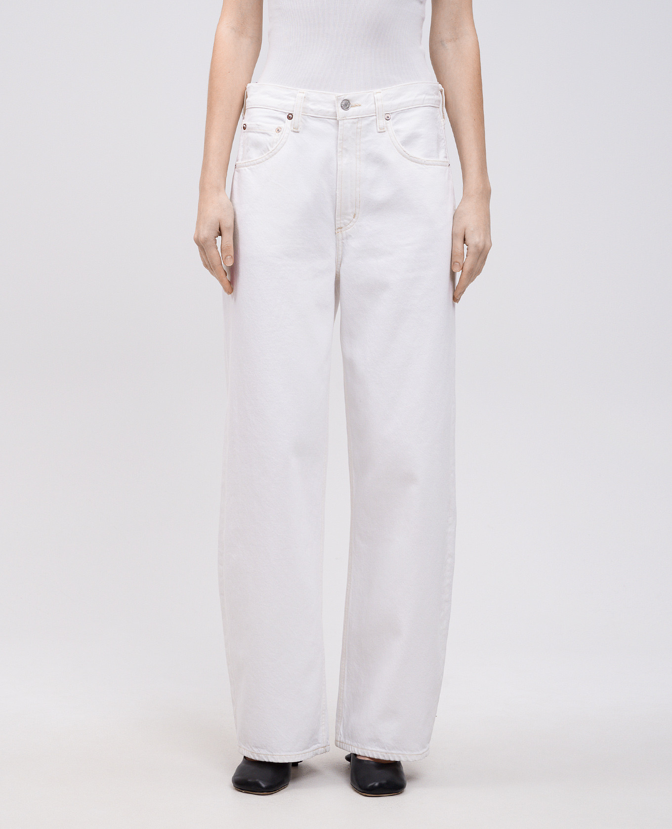 

Henson white jeans AGOLDE