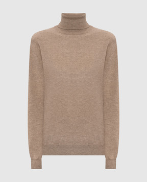 Brunello Cucinelli Beige cashmere turtleneck M12150103P