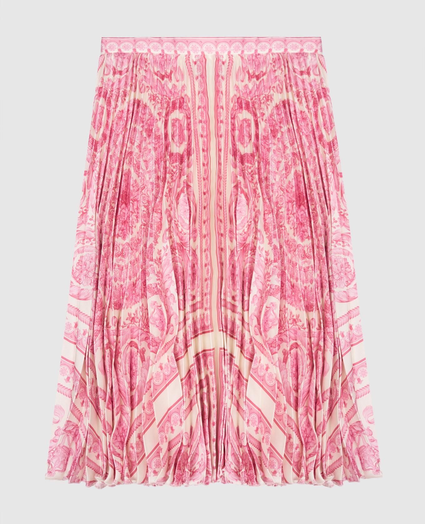 

Children's pink pleated skirt Barocco Foulard Versace