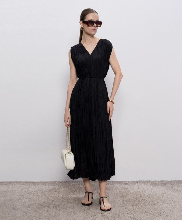 JOSEPH - Black Martini silk dress JF009187