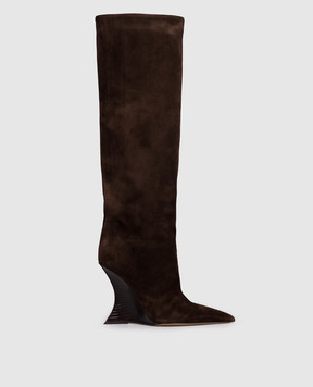 Paris Texas Nina brown suede boots PX1500XV0LI