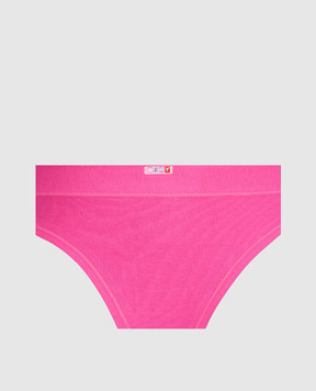 RiminiVeste Emy Bimba baby pink panties with crystal appliqué B659