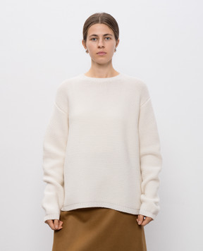 Sofie D`Hoore MERIAN white cashmere sweater MERIANYCASH