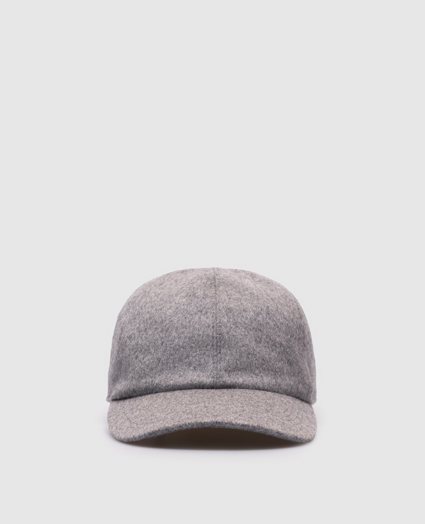 

ROBINSON gray wool and cashmere cap with logo MooRER, Grey