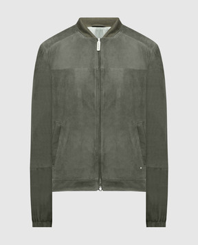 Stefano Ricci Green suede bomber jacket MDJ51000417200