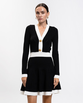 Balmain Black mini dress FF1R9858KI64