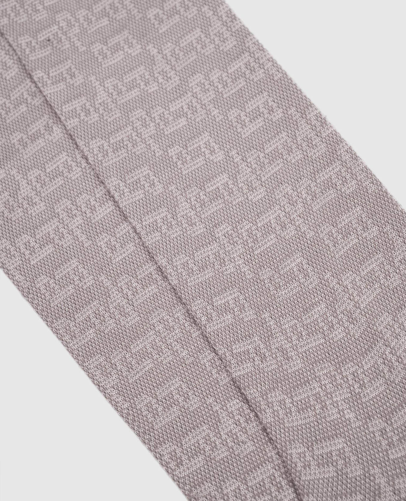 

Gray socks with logo pattern Peserico, Grey