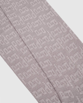 Peserico Gray socks with logo pattern S41068C0CC692