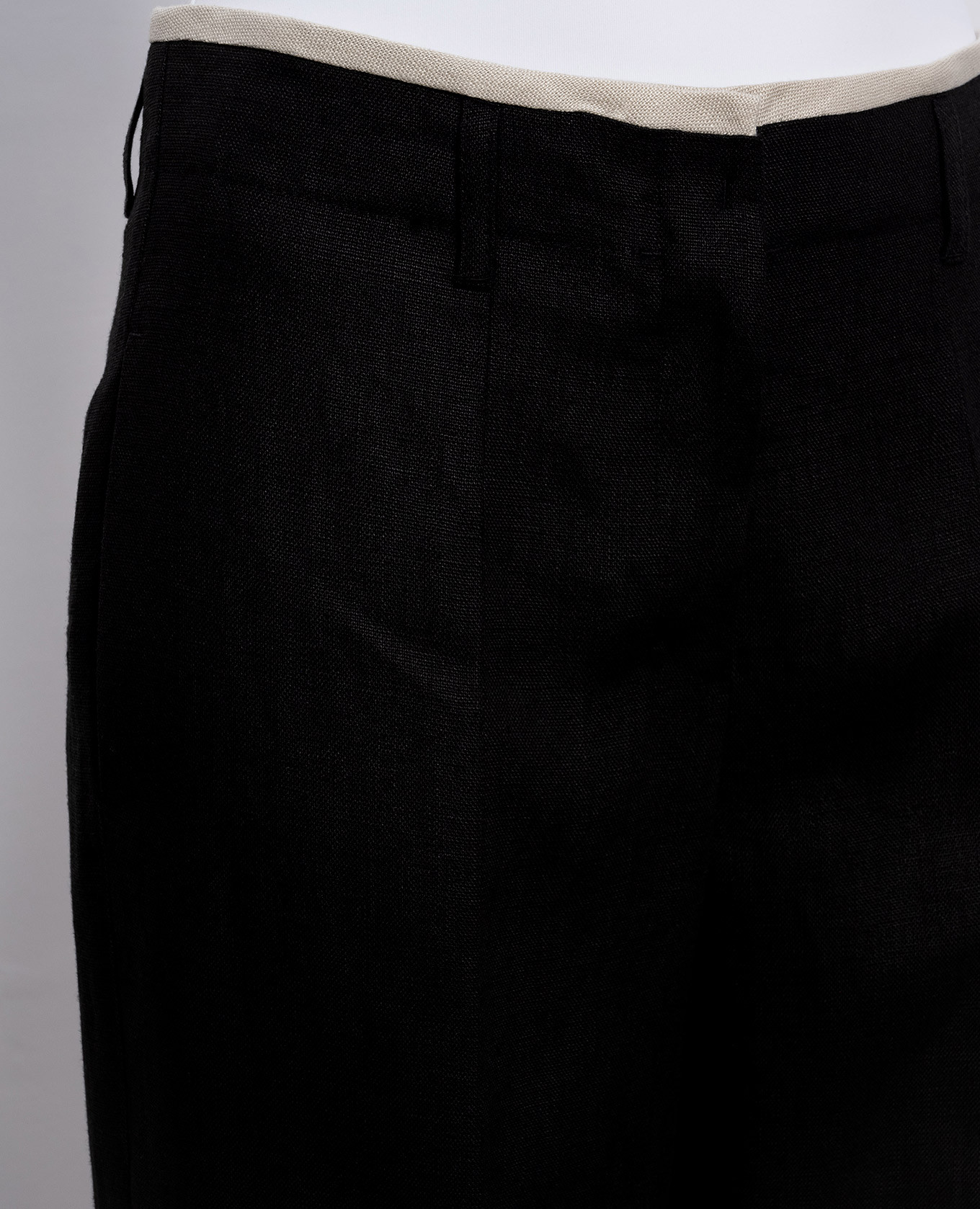 

Black KASTEL linen pants Max Mara