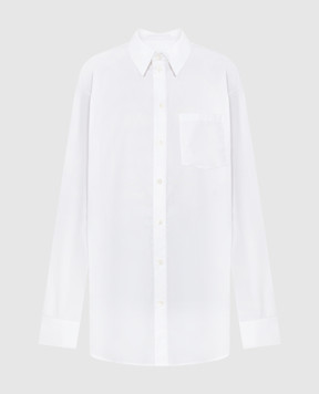 Helmut Lang White shirt with monogram logo embroidery O01HW501