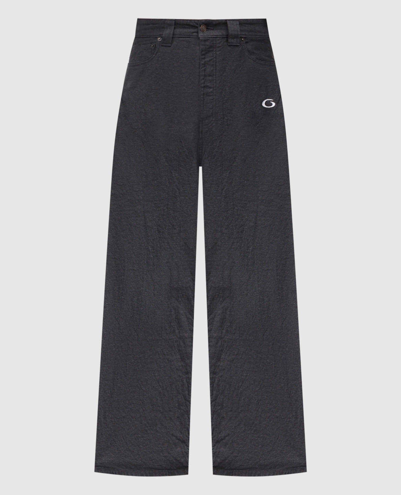 Grey Trompe L&#39;Oeil jeans Balenciaga