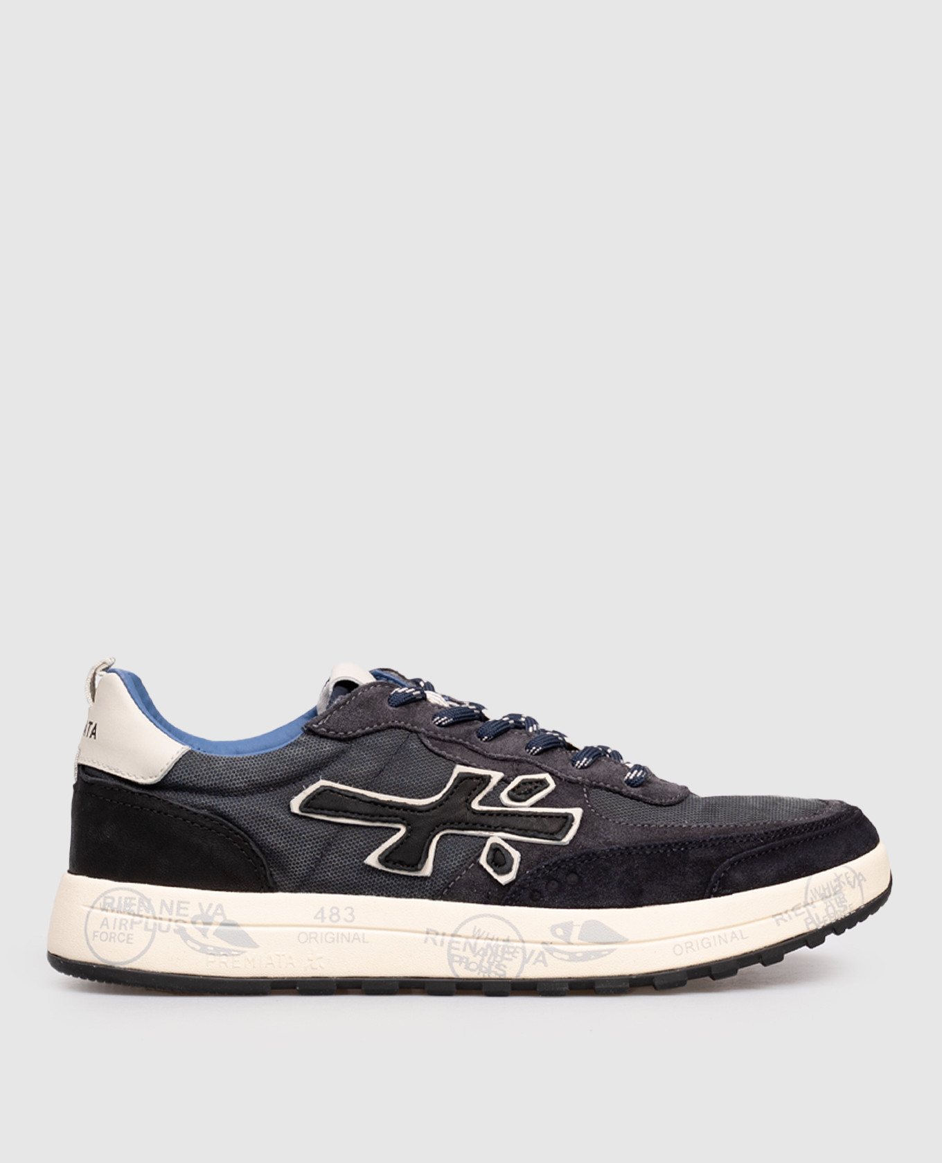 Blue NOUS combination sneakers Premiata