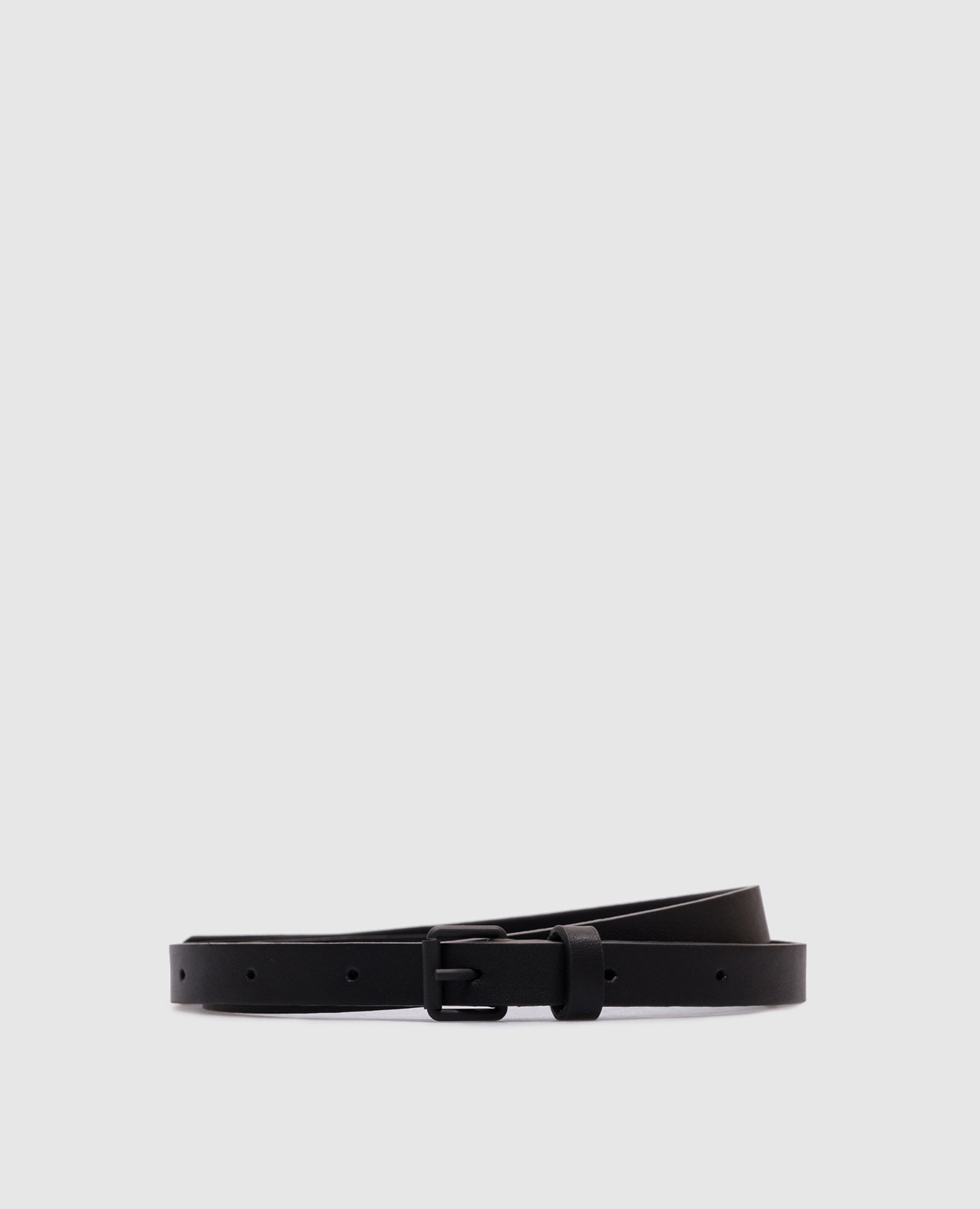Black leather belt VENICE Sofie D`Hoore
