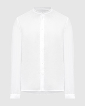 Brunello Cucinelli White linen shirt MM6840625