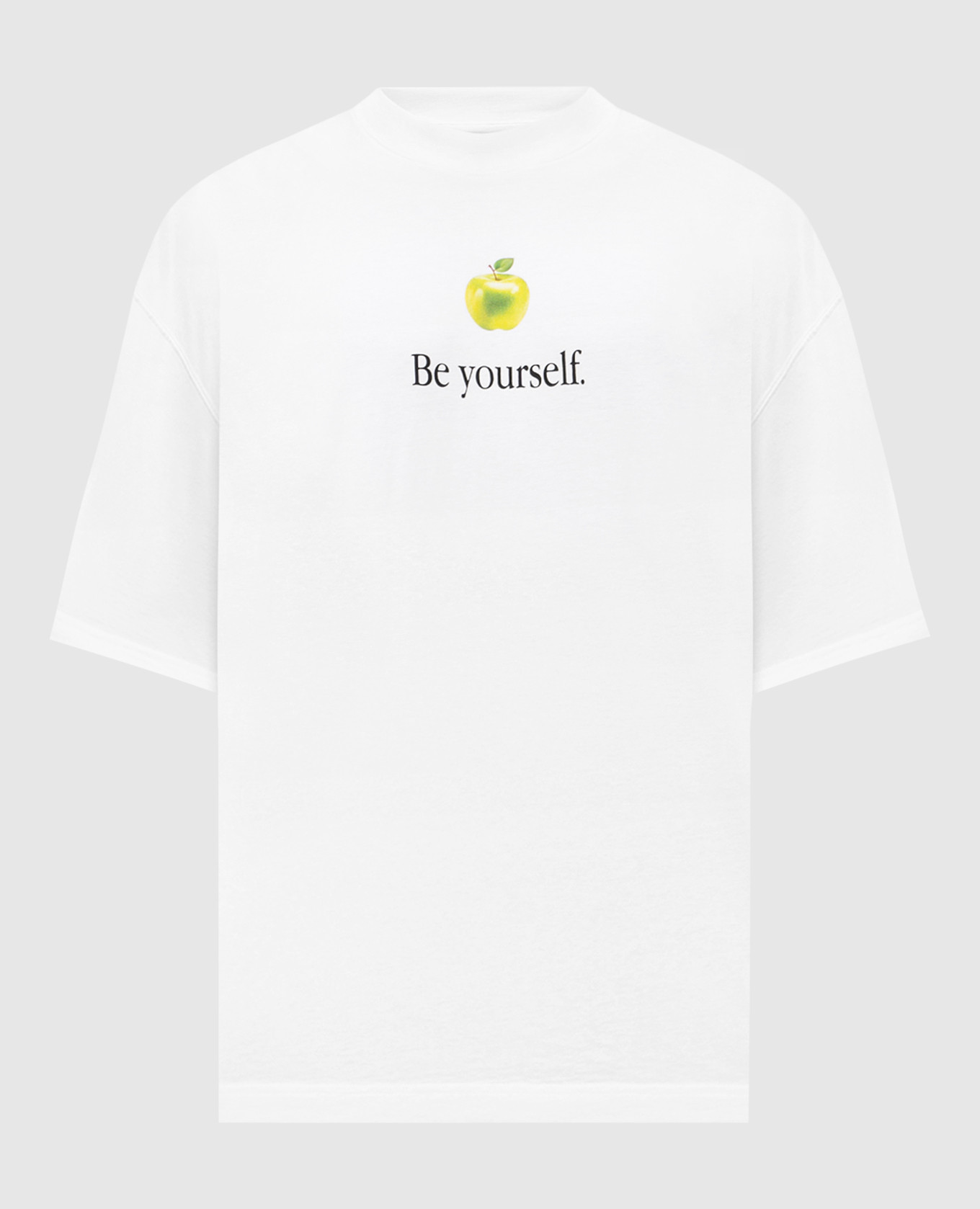 White T-shirt Be yourself Vetements