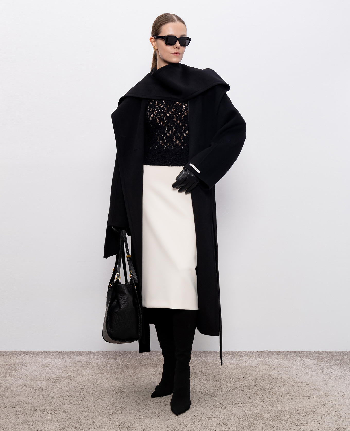 

Beige pencil skirt FLASH Max Mara