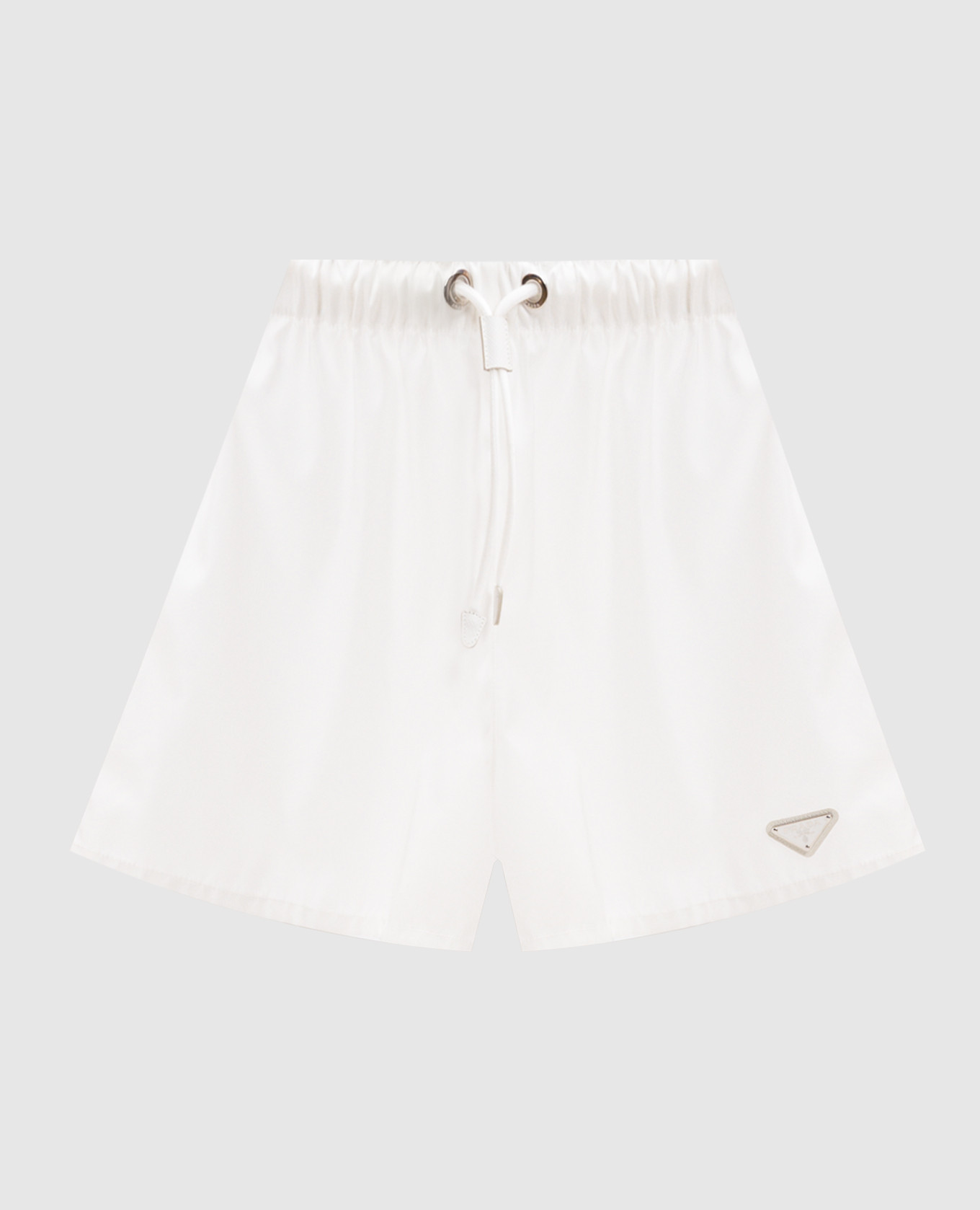 Prada White shorts with logo