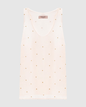 Twinset Beige top with lurex 252TP2034